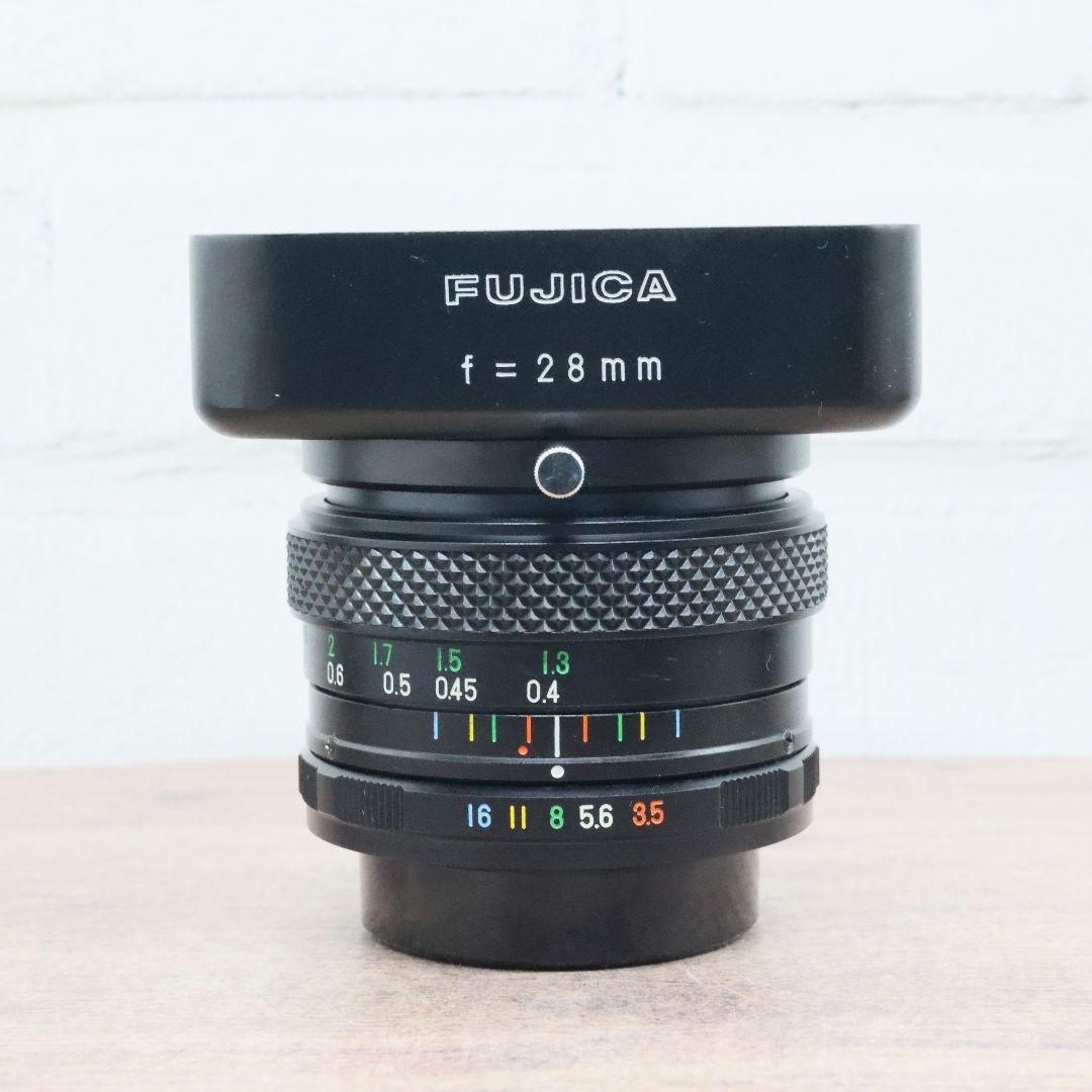 EBC FUJINON・SW 28mm F3.5 後期型 《純正レンズフード付》