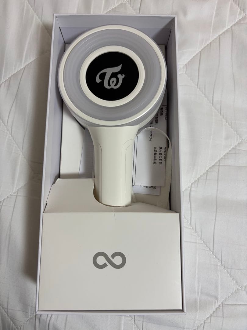 TWICE ペンライト ホワイト 楽天市場】TWICE [ CANDY BONG ∞ ] OFFICIAL LIGHT STICK / トワイス