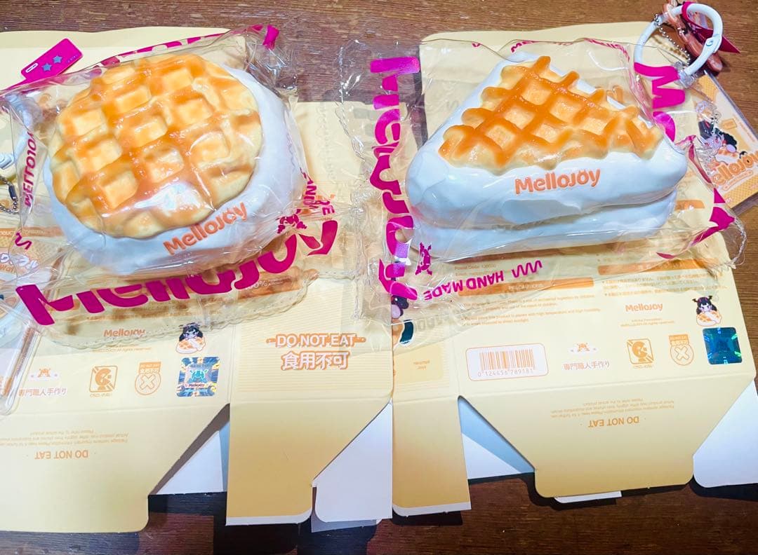 Mellojoy スクイーズ クリームワッフル 2個セット - メルカリ