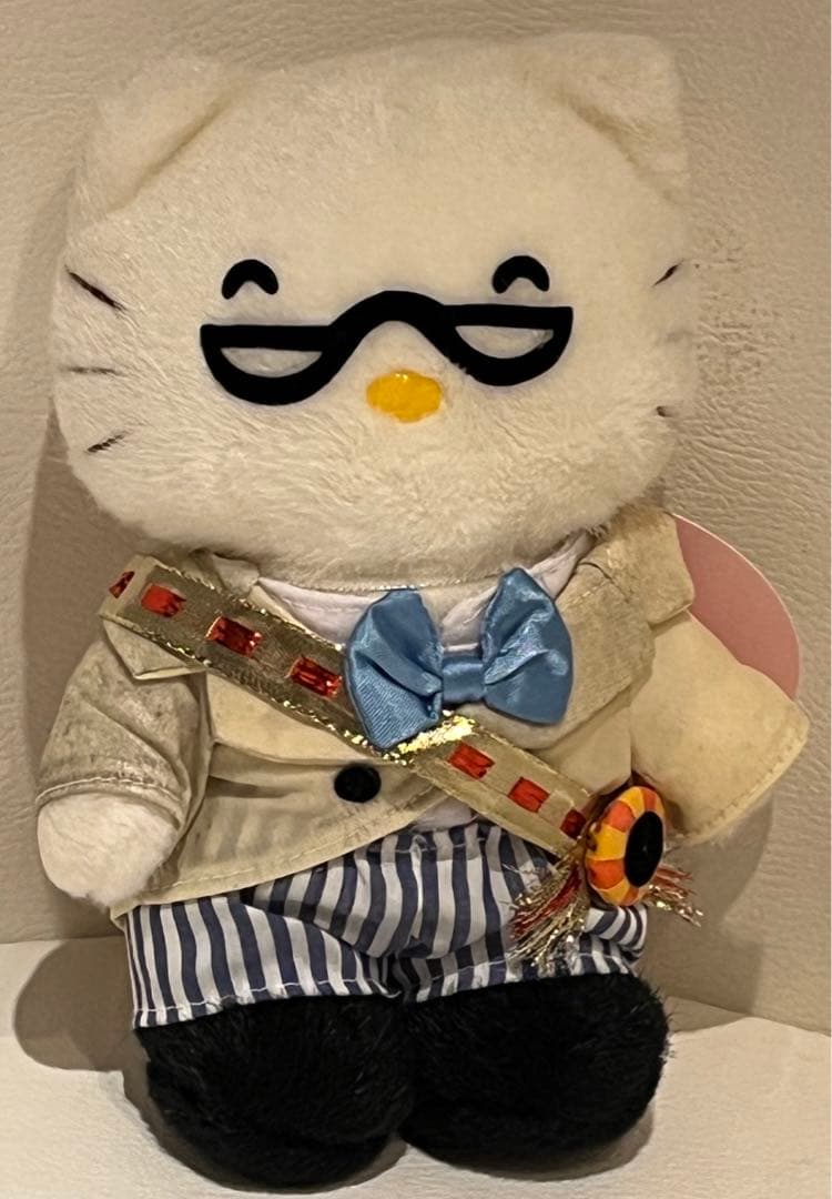 激レア　キティ パパ ぬいぐるみ　新品タグ付1999年サンリオピューロランド