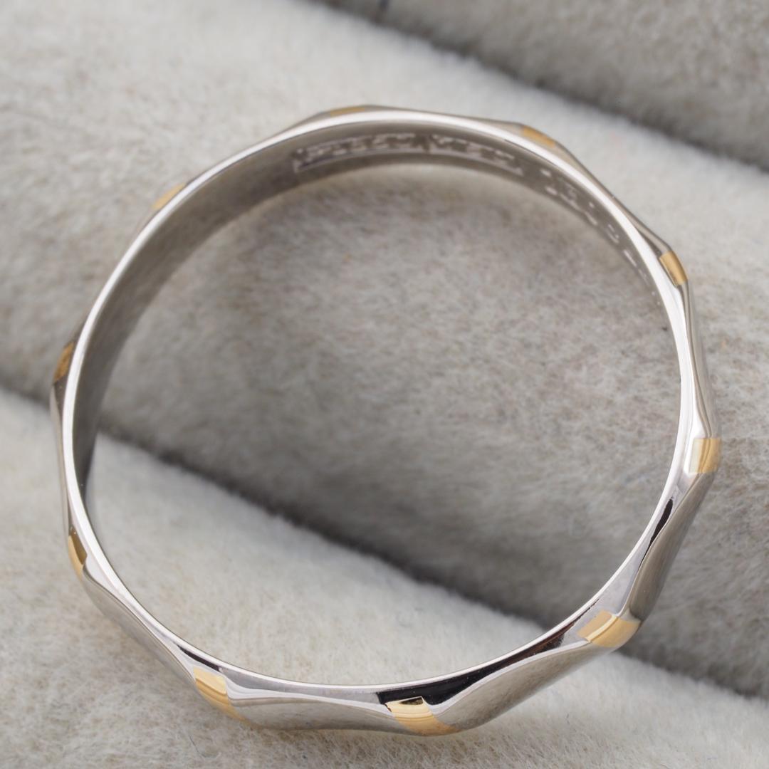 セリーヌ コンビカラー リング 16号 Pt850/K18YG - メルカリ