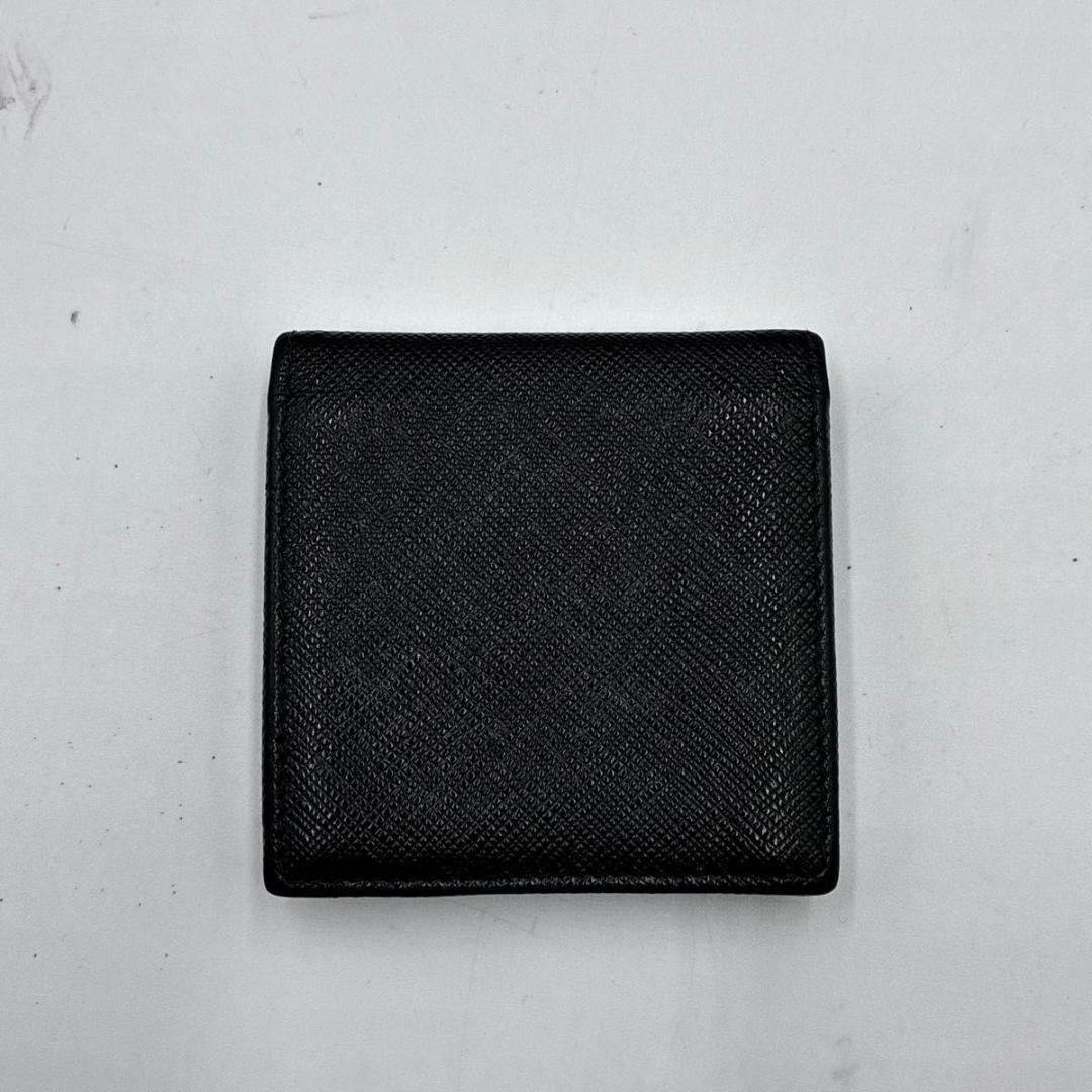 美品 プラダ コインケース 小銭入れ 三角ロゴ サフィアーノ レザー