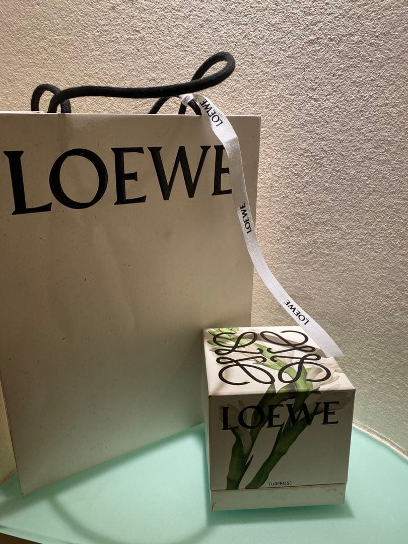 新品未使用】LEWE ロエベフレグランスキャンドル チューべローズS 170g