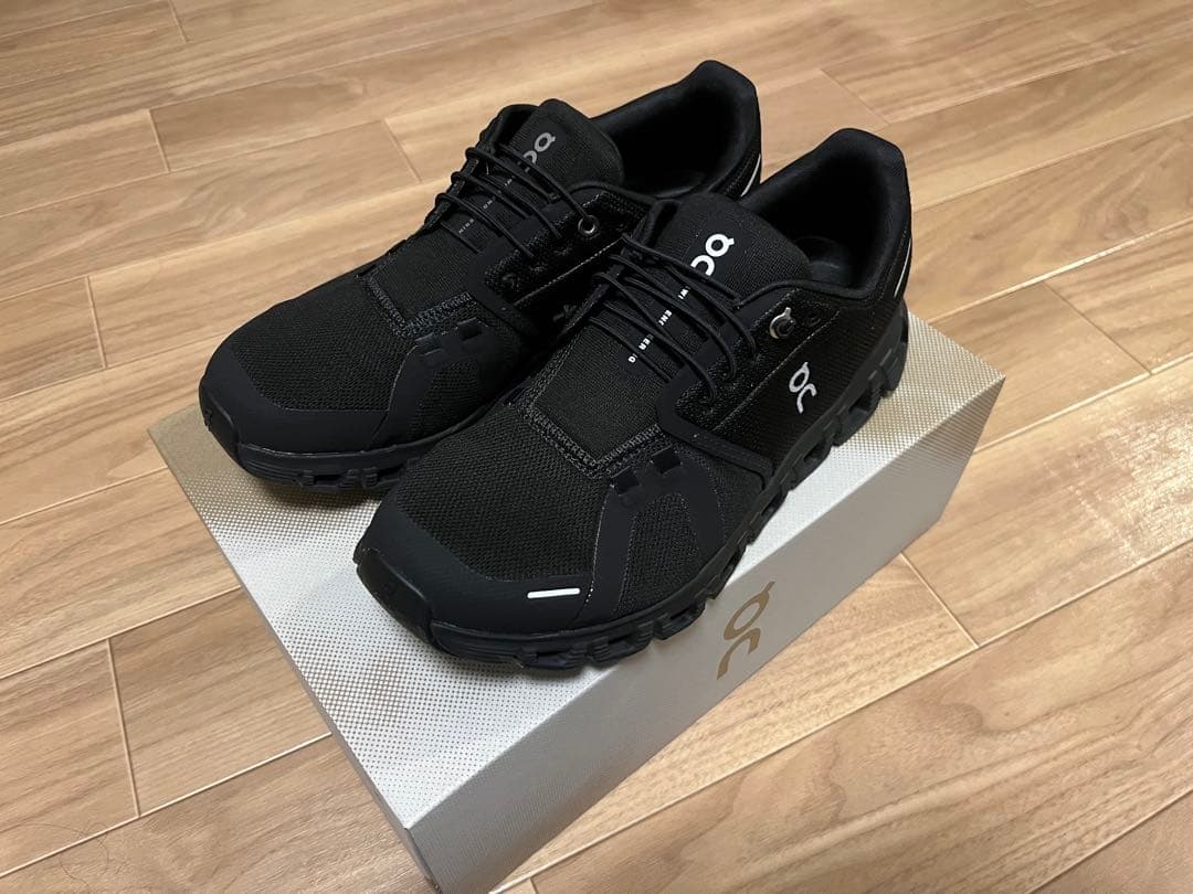 On クラウド6ブラック スニーカー　26.0cm