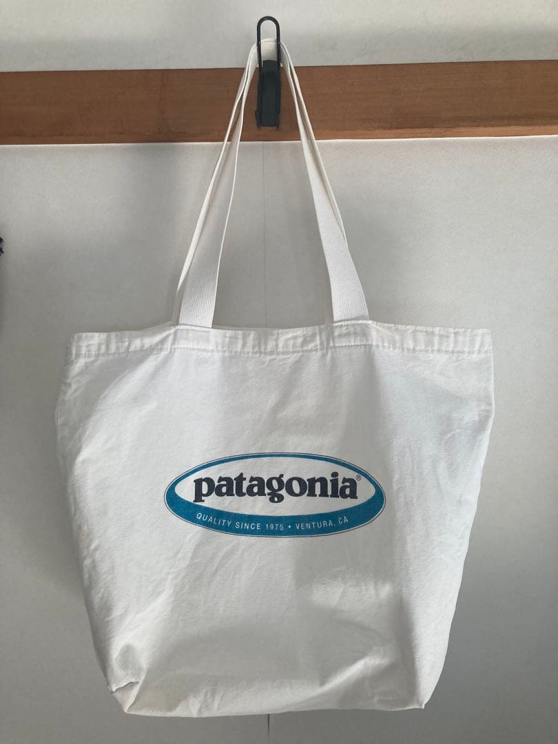 patagonia オーガニックコットン トートバッグ オーバルロゴ 90年代
