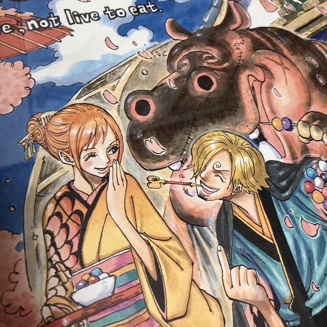 ワンピース A2 ポスターイラスト 着物 当時物 レア