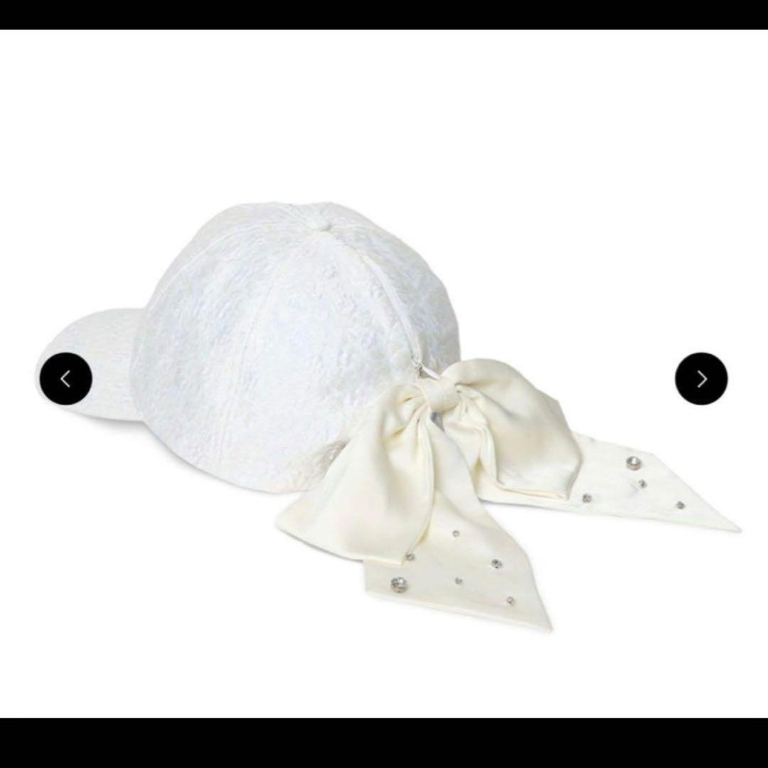 新品 M me eme エムミーエメ 3way ribbon cap キャップ - メルカリ