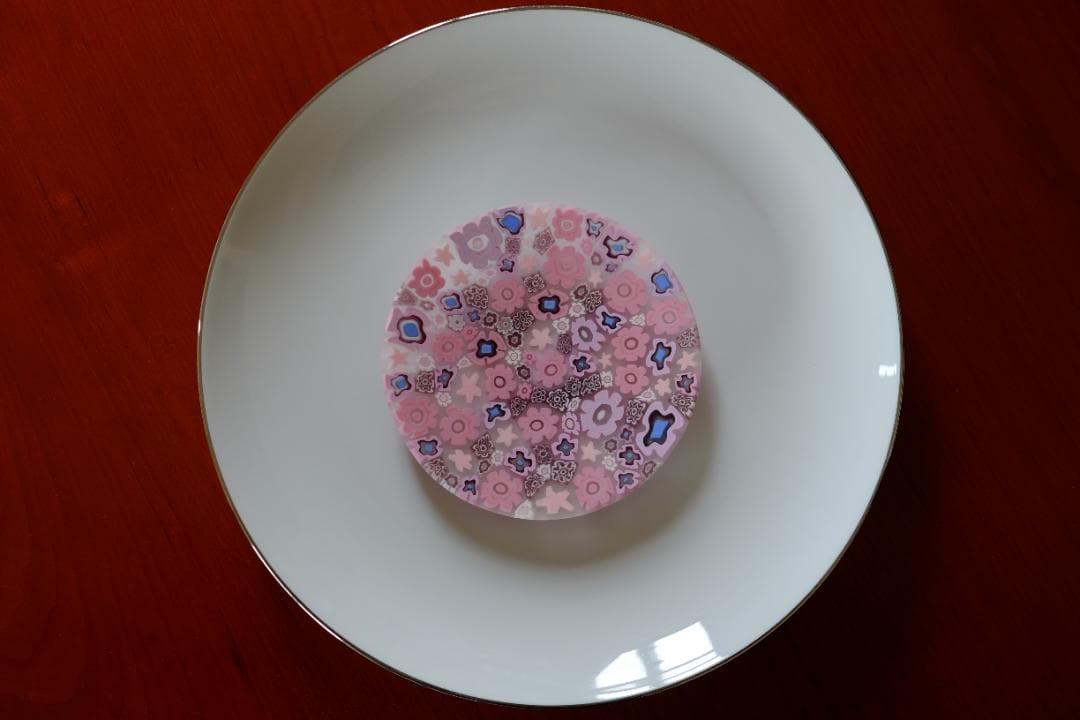 ミルフィオリ エルコーレ・モレッティ プレート 皿 黒木国昭/藤田喬平