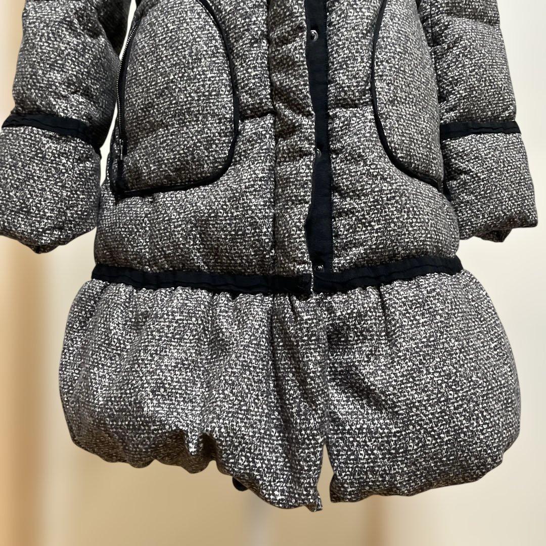 安室奈美恵着用ランバンオンブルー ペプラムダウンコート フードなし