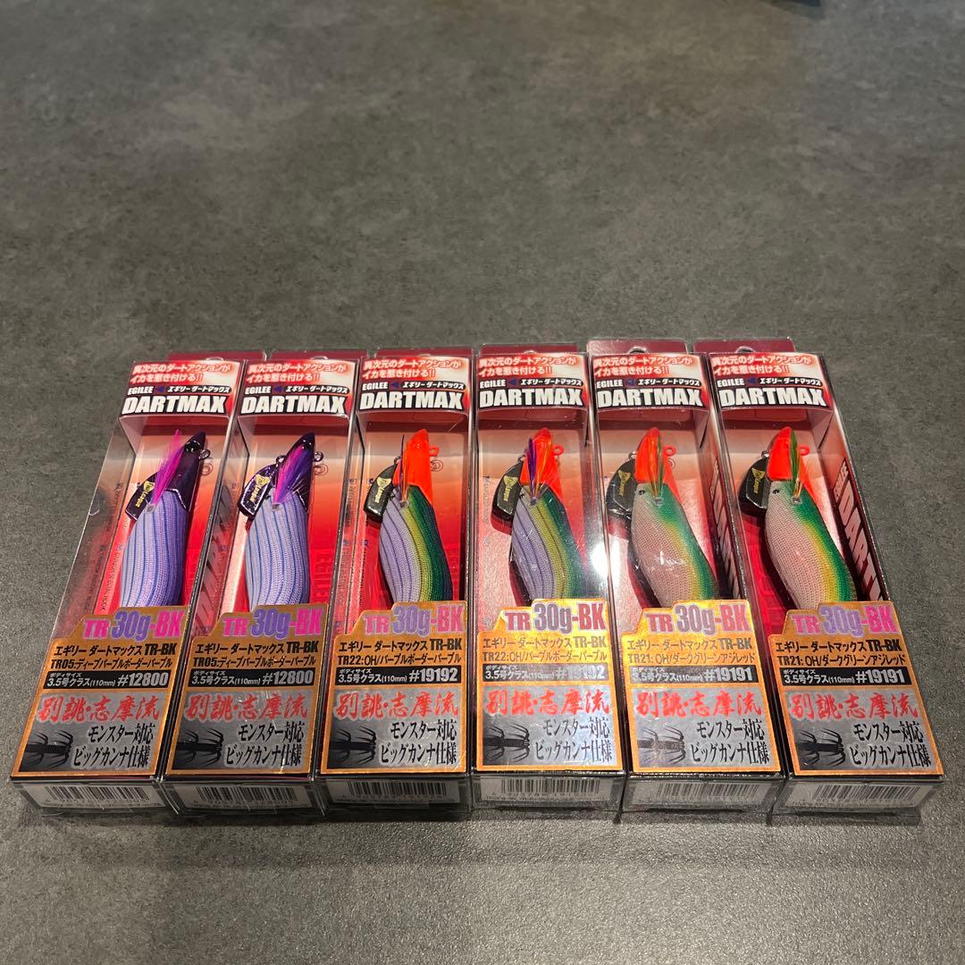 DARTMAX エギ 30g ［6点セット売り］ DARTMAX TRZ エギ 30g 40g 8個セット - メルカリ