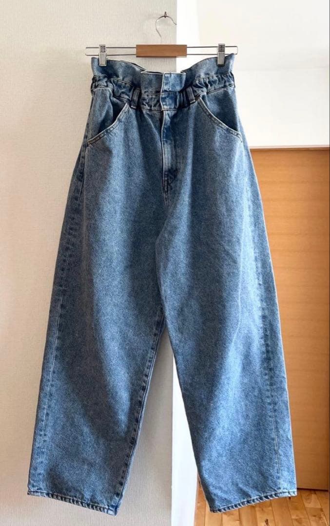 anuke アンヌーク Waist Tuck Denim 38サイズ - メルカリ