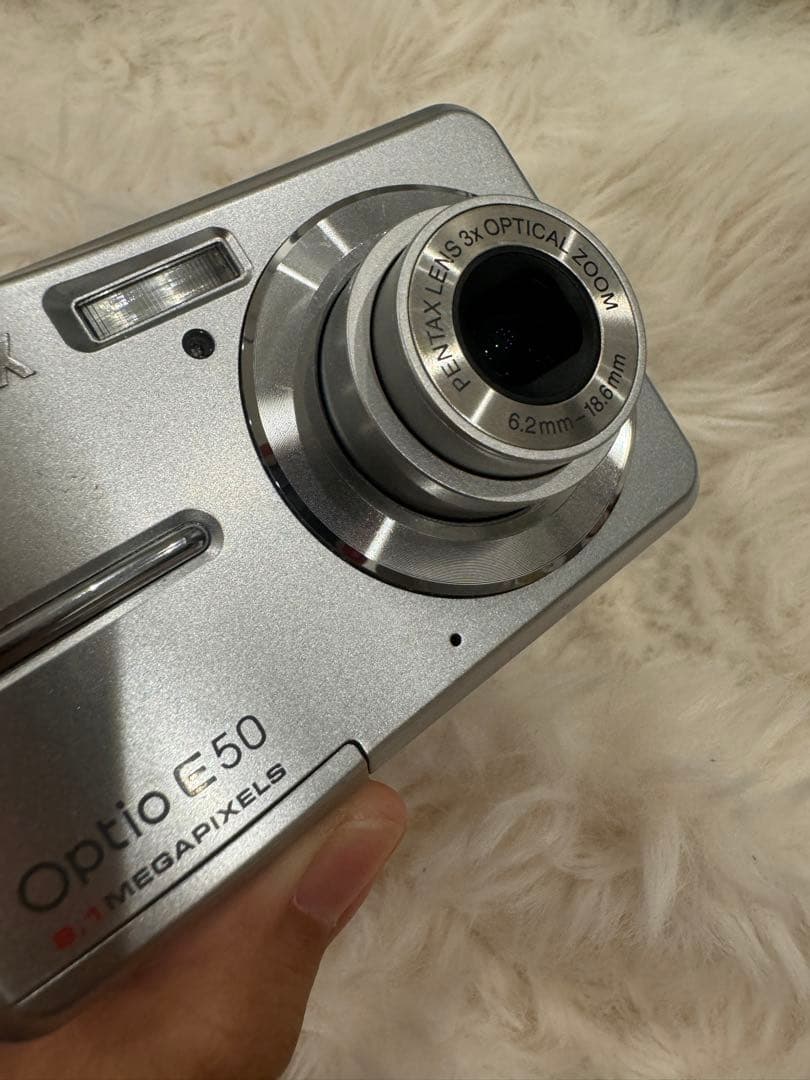 超美品 PENTAX Optio E50 動作確認済み 単三電池対応