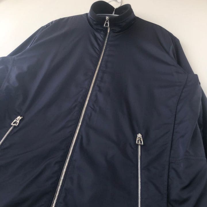 HERMES(エルメス) ブルゾン ネイビー Lサイズ 日本正規店購入 - メルカリ