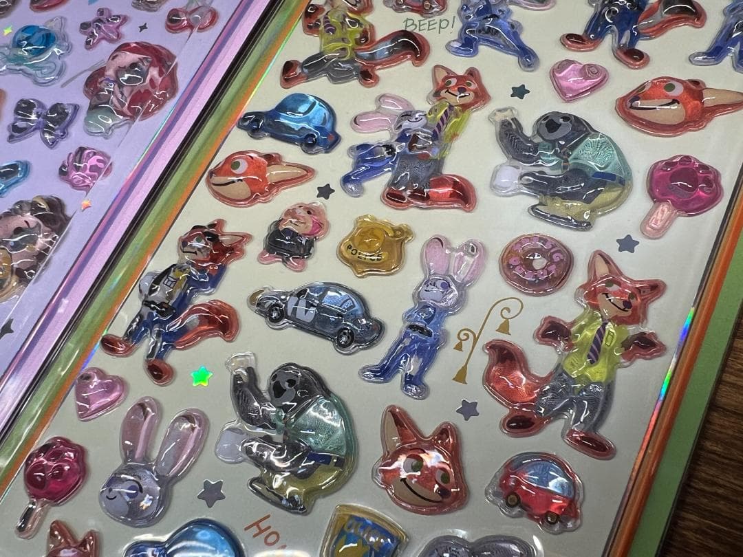 迅速発送　正規　ボンボンドロップシール　ディズニープリンセス ズートピア　セット