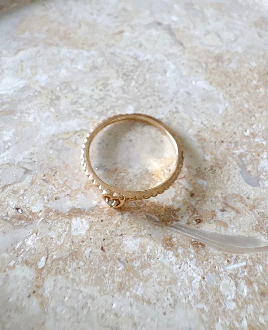 NOJESS ノジェスK10 ピンキーリング ハート ゴールド 3号 - メルカリ