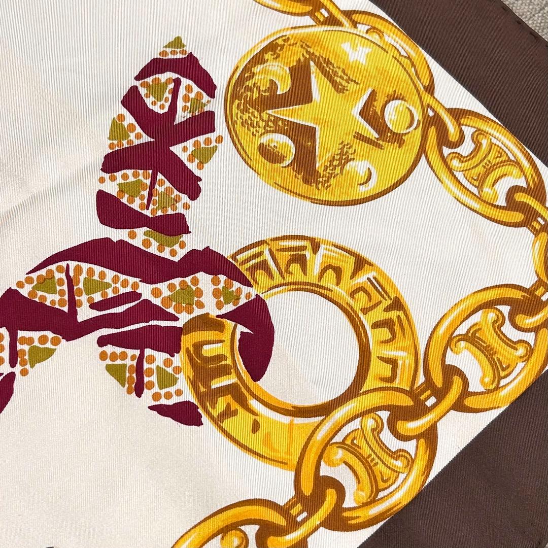 Yoon　正規店購入品 セリーヌ レオパード シルクスカーフ ヴィンテージ