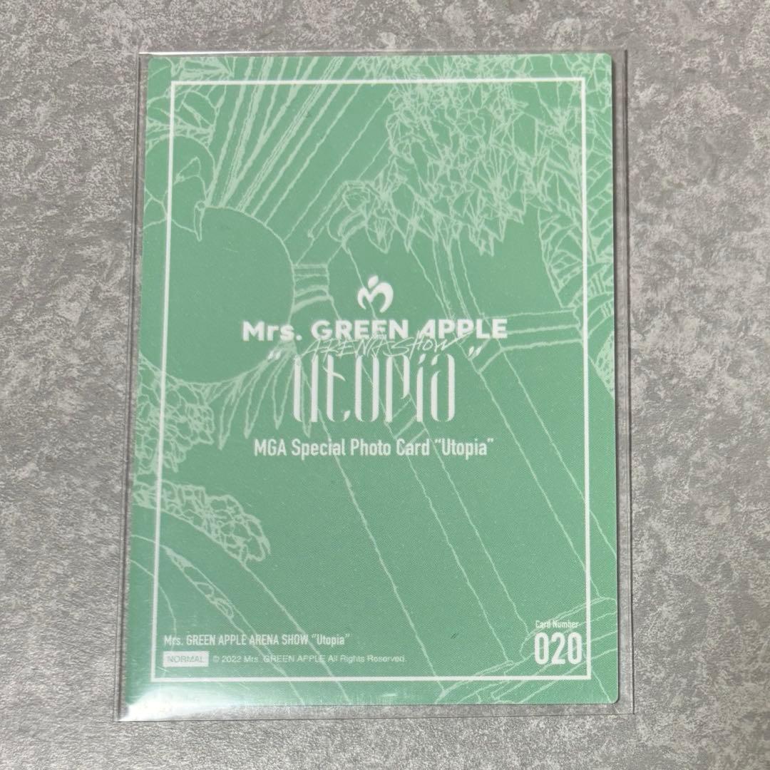 Mrs. GREEN APPLE フォトカード　若井滉斗 大森元貴Utopia