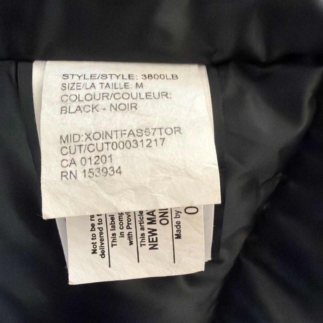 う*ー様 カナダグース RIDEAU PARKAブラックレーベル Mブラック38