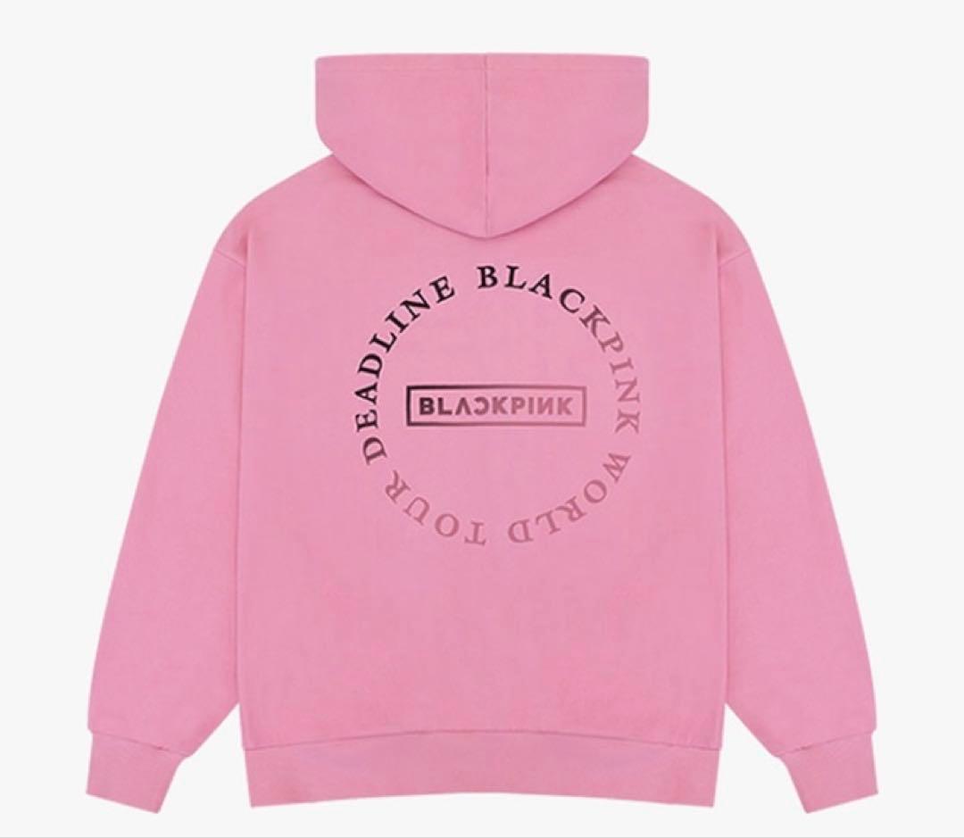 BLACKPINK DEADLINE HOODIE パーカー Lサイズ ピンク