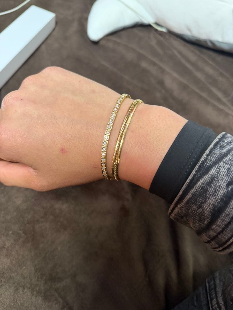 18k 喜平ブレスレット 12面トリプル 11.2g 17cm