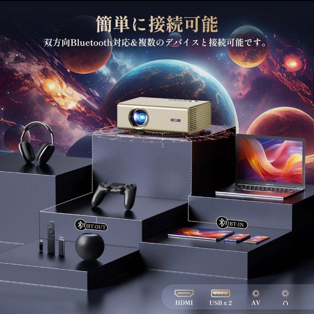 値下isinbox GC357 4KプロジェクターNetflixオートフォーカス - メルカリ