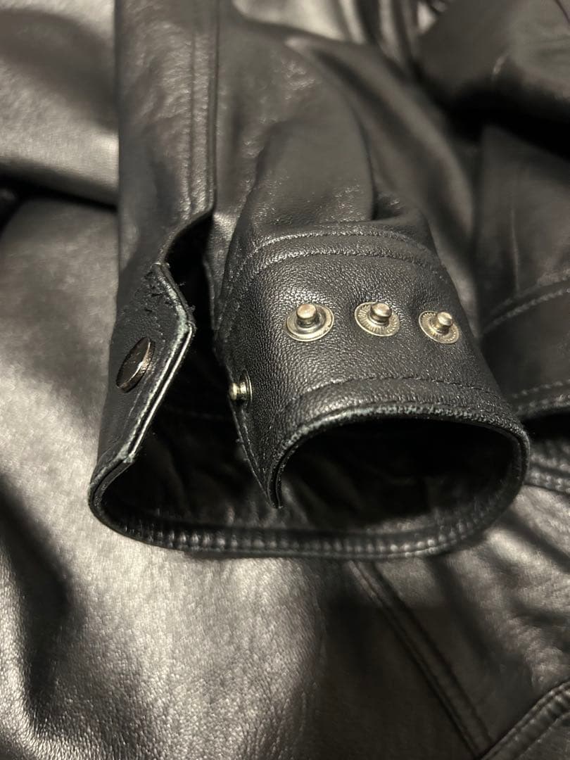 希少デザイン OHTLANCCI パッチワーク レザージャケット 本革 アウター