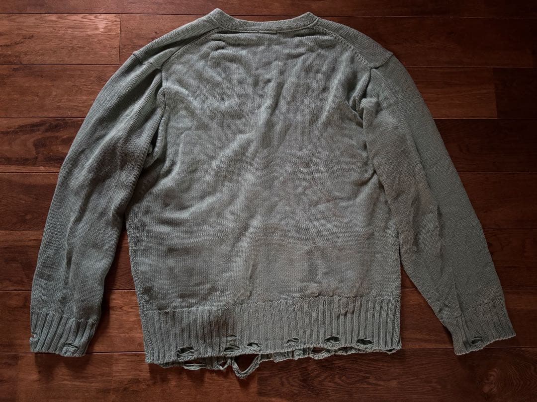 アンダーカバー マルチボタン ダメージ加工 カーディガン - メルカリ