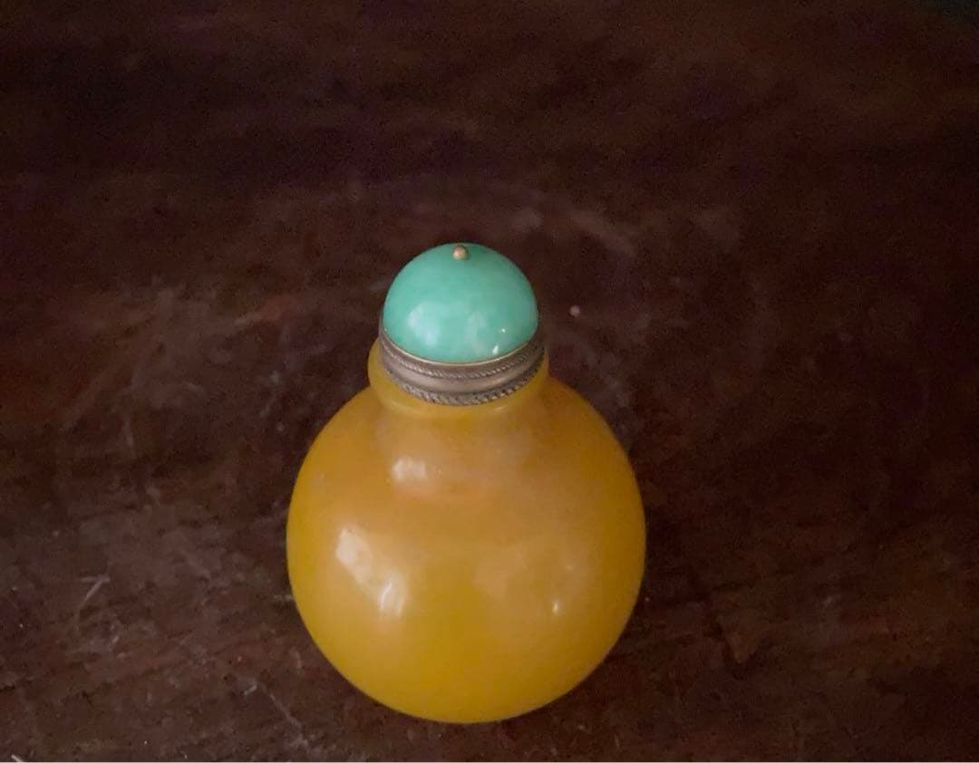 鼻煙壺 中國美術 琉璃 雞油黃 時代（清末〜民国） 清代鼻煙壺千變萬化「壺癡」500藏品免費展- 20240517 - CULTURE