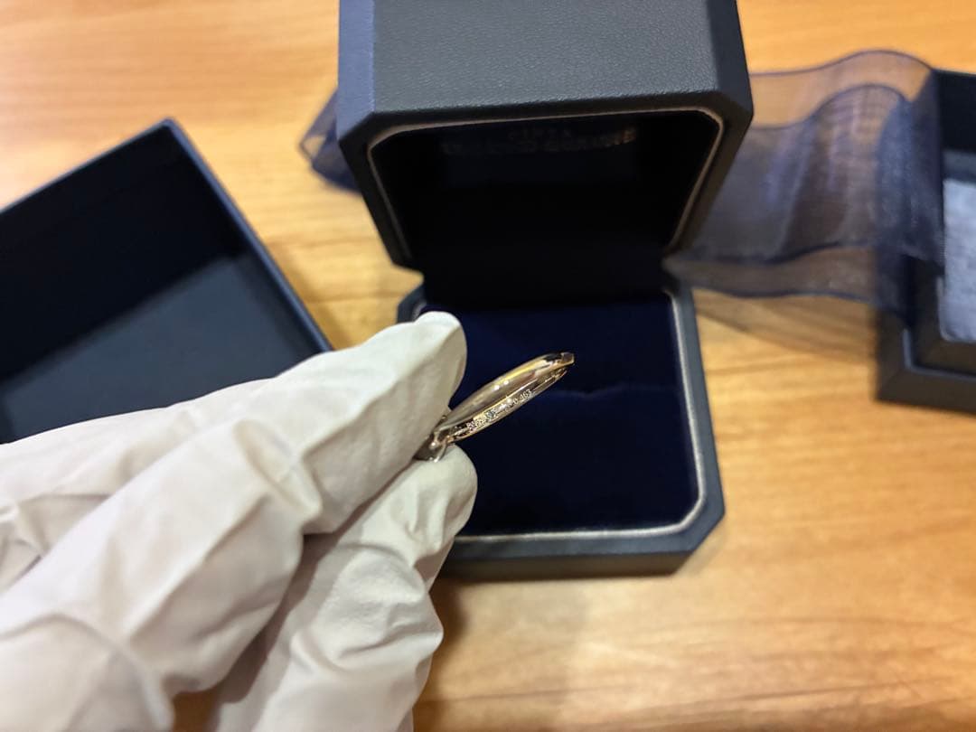 銀座ダイヤモンドシライシ 婚約指輪 White Lilly 鑑定書あり 10号