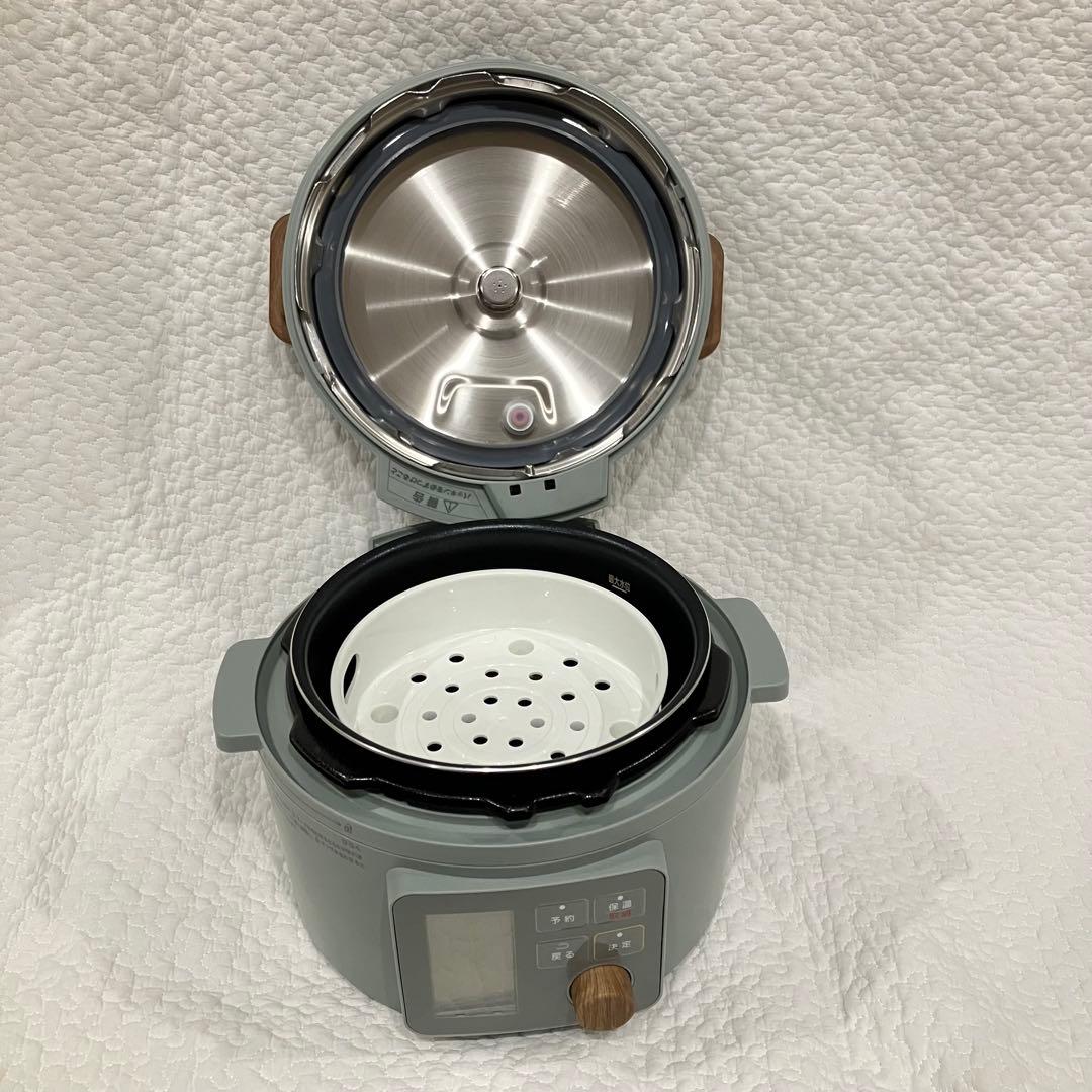 アイリスオーヤマ 電気圧力鍋 3.0L グリーン 炊飯器　新品未使用