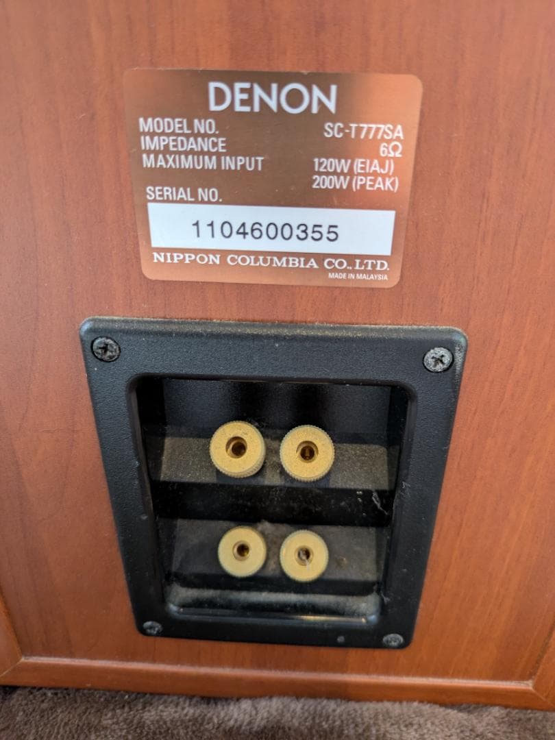 T*R様 DENON スピーカーセット SC-T777SA 計6点 愛知 オーク