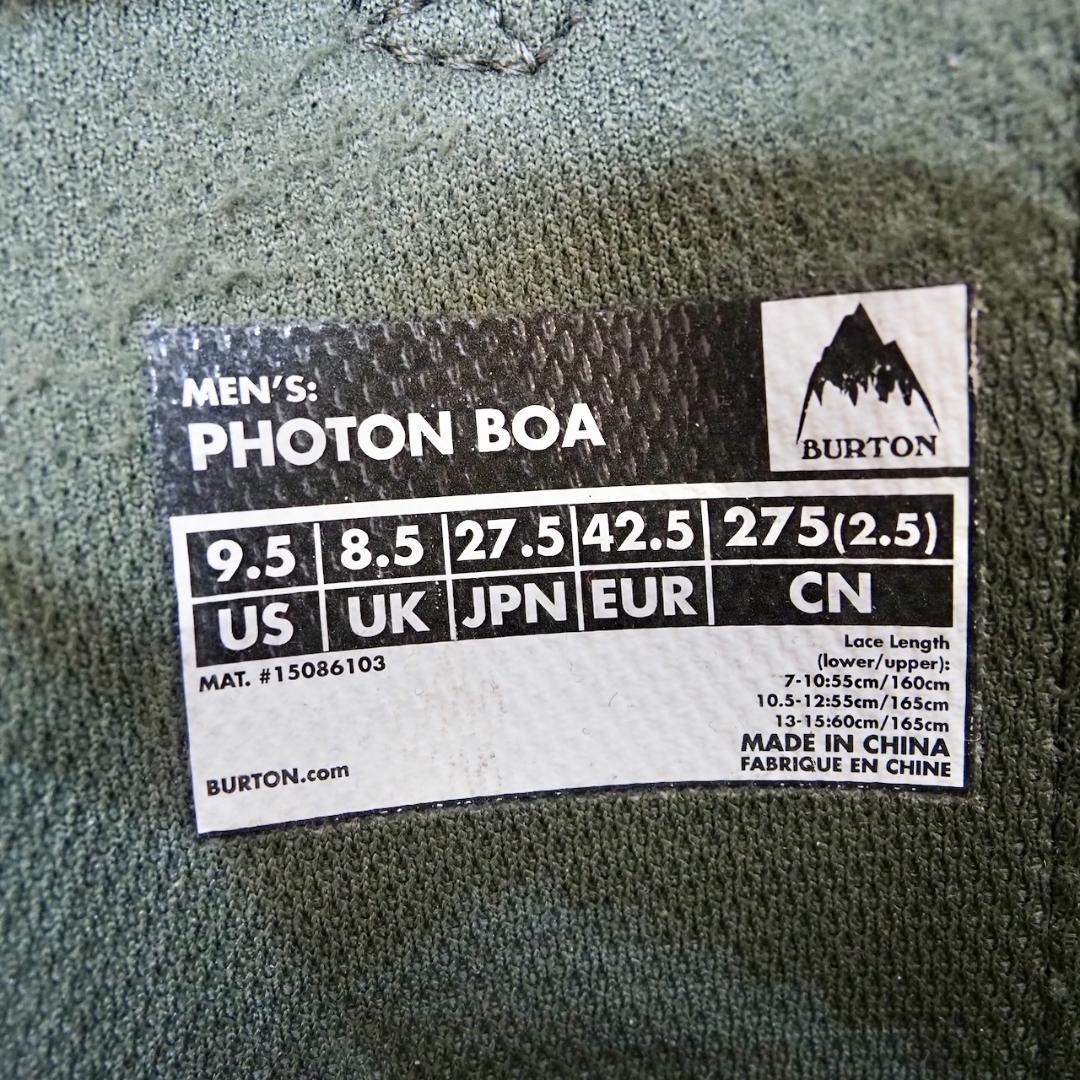 BURTON PHOTON BOA 27.5cm　バートン　フォトン　ボア