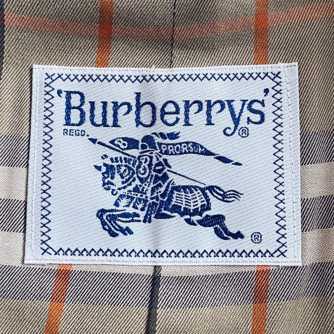 希少・玉虫色】バーバリー ステンカラーコート L クリーニング済 ノバ