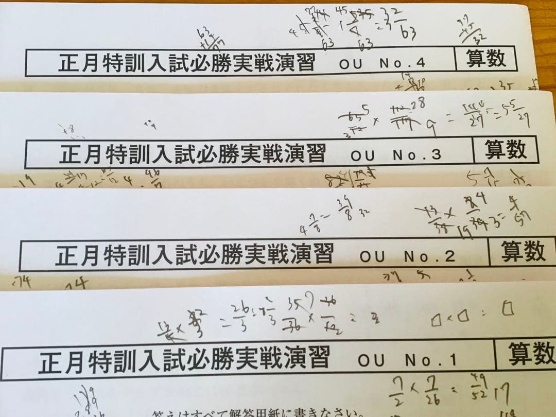 サピックス 算数 桜蔭 正月特訓入試必勝実践演習 4セット - メルカリ