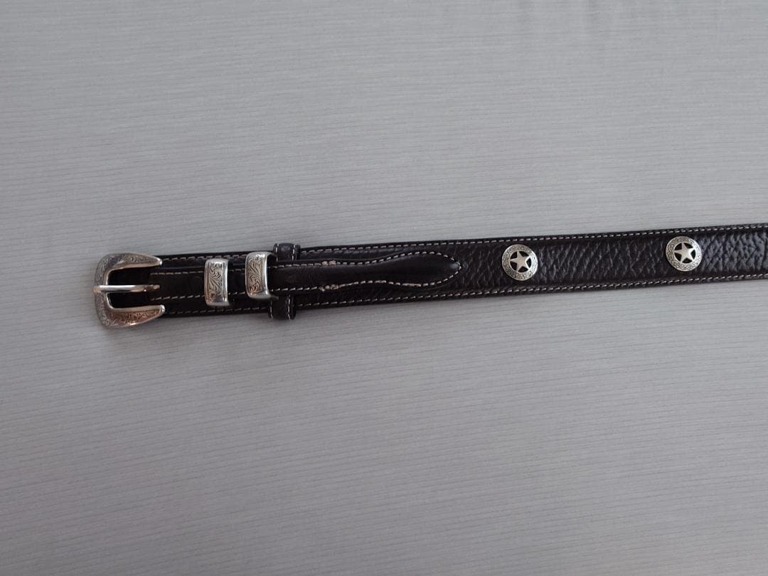 ルナ様専用 バッファローレザー 4ピース スター レンジャーベルト