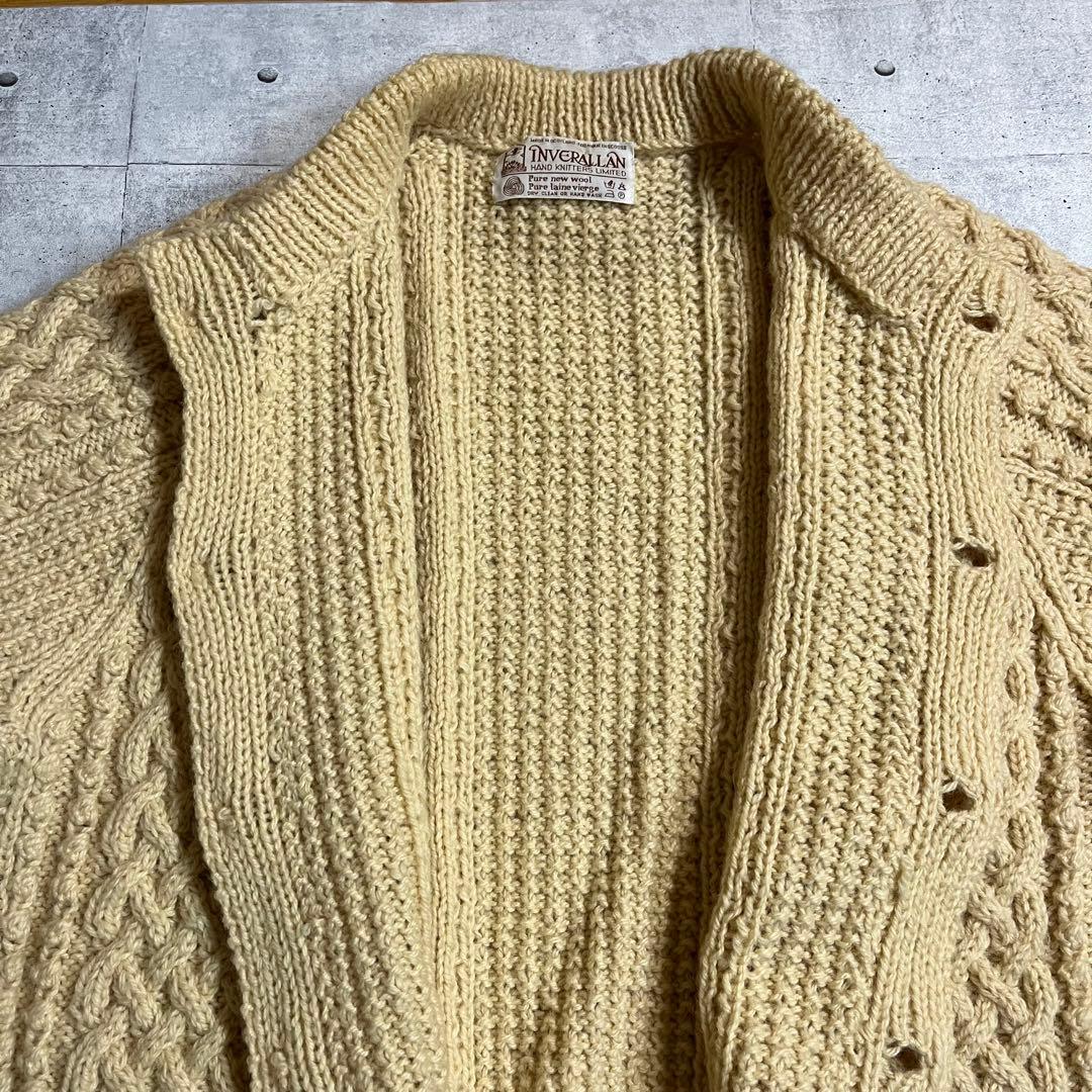 90s INVERALLAN インバーアラン 4Aカーディガン 希少茶タグ - メルカリ
