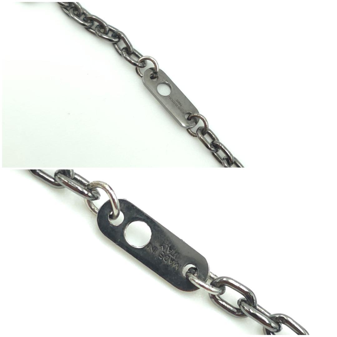 ルイヴィトン LVイニシャル フラワーモチーフ ネックレス メンズ