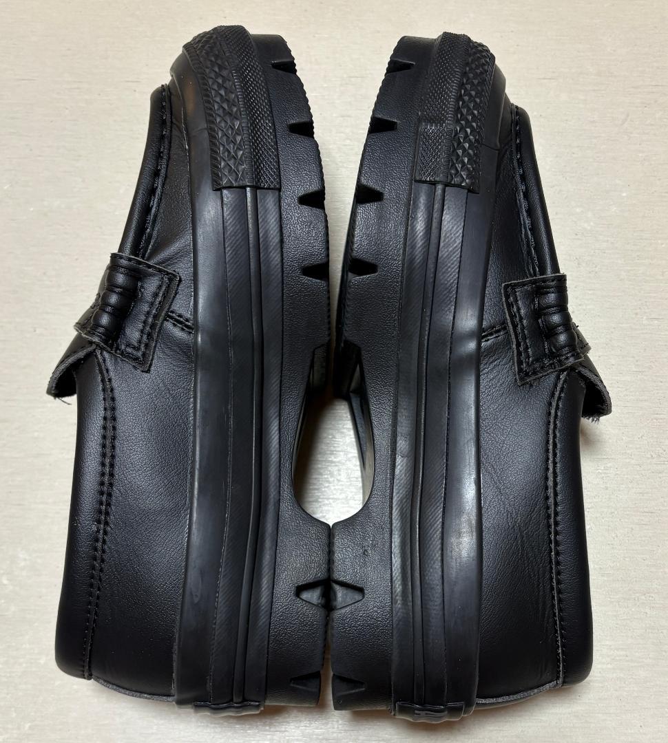 コンバース　オールスター　チャンク　ローファー　ブラック　23.5cm