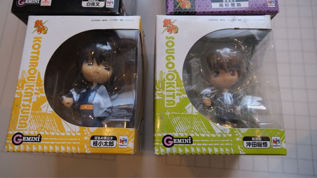 GEMINI 銀魂 桂小太郎 白夜叉 沖田総悟 高杉晋助 4体セット フィギュア