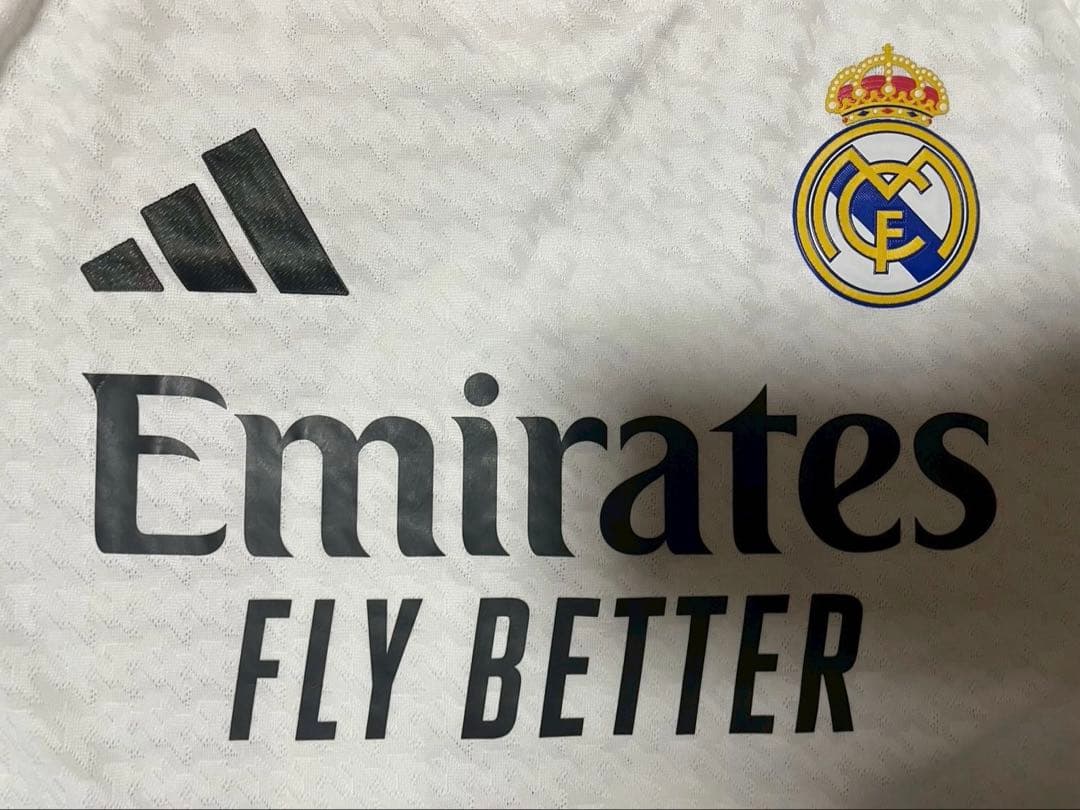正規品／オーセンティック】レアル24-25 ホーム #9エムバペフルパッチ