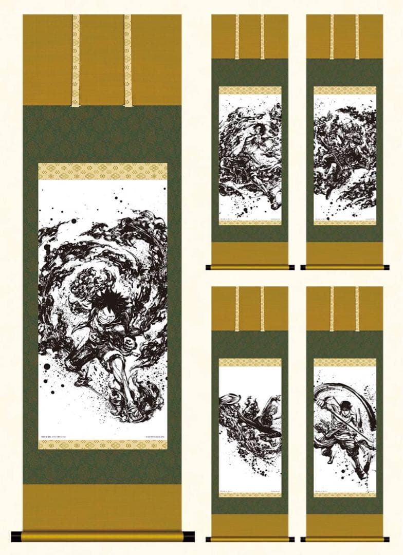 一番くじ ワンピース 匠ノ系譜 トリプルチャンスキャンペーン 墨式 掛け軸 サボ