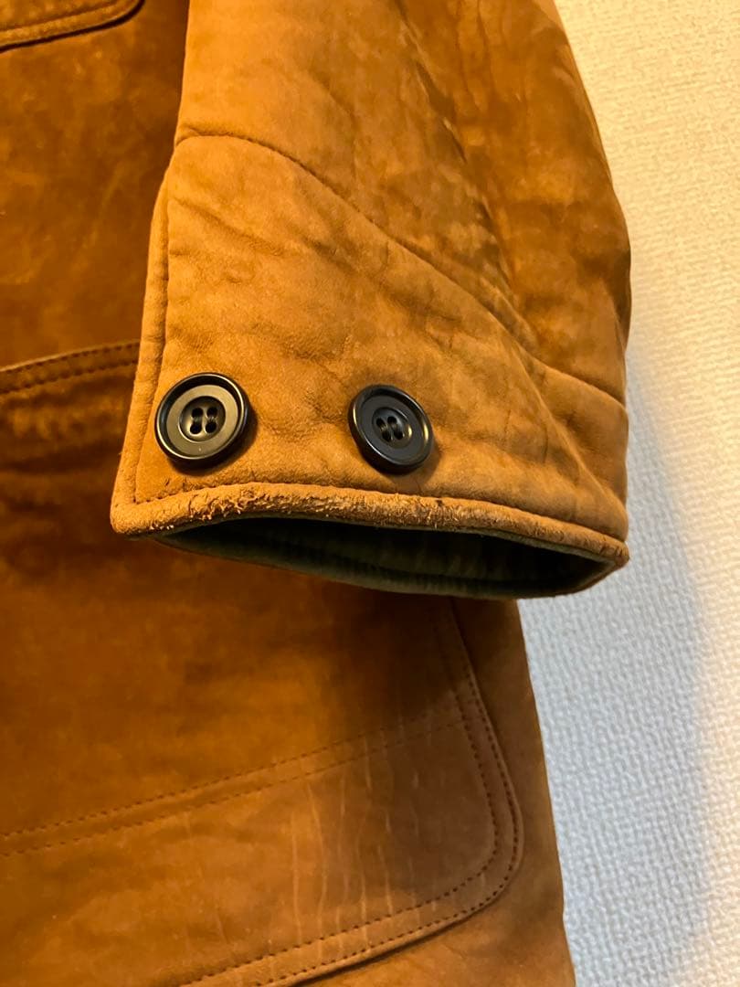 90s L.L.Bean ヌバックレザー カバーオール　USA製 シンサレート