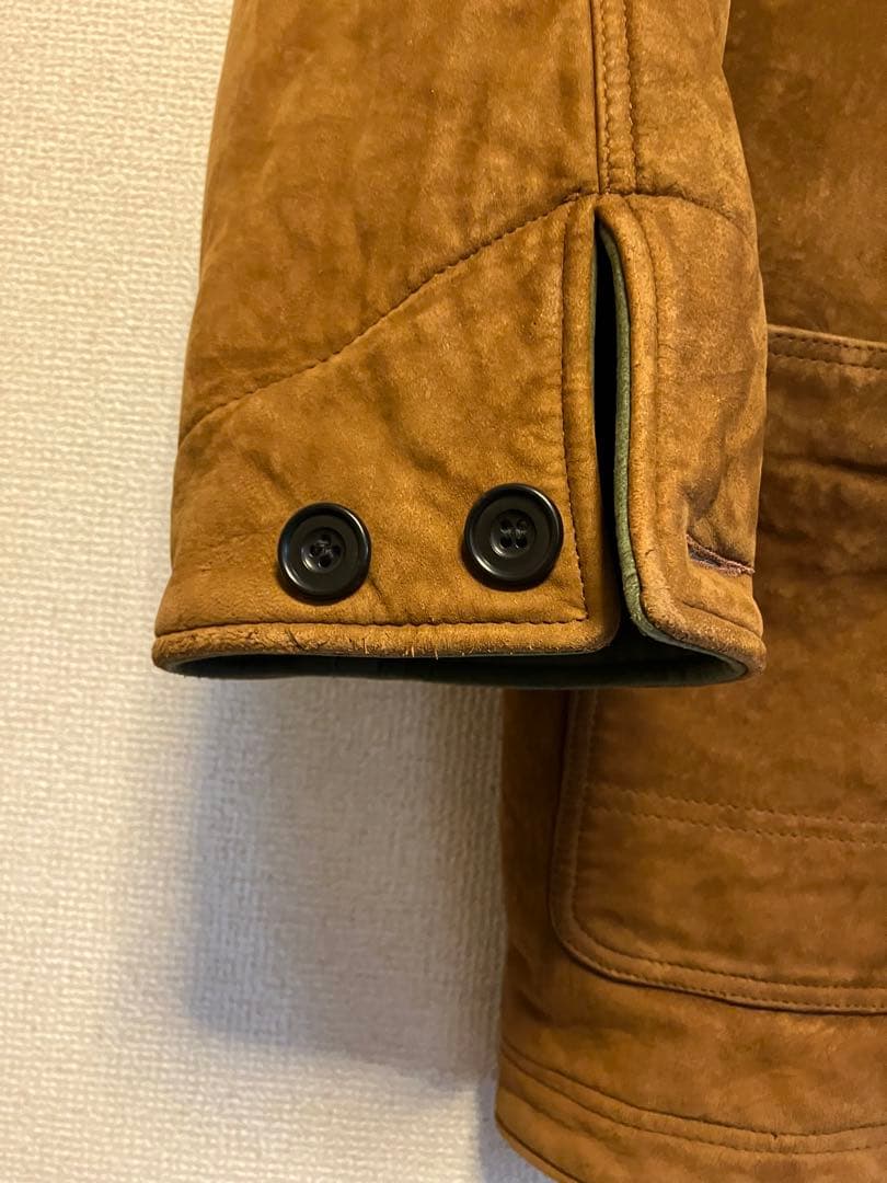 90s L.L.Bean ヌバックレザー カバーオール　USA製 シンサレート