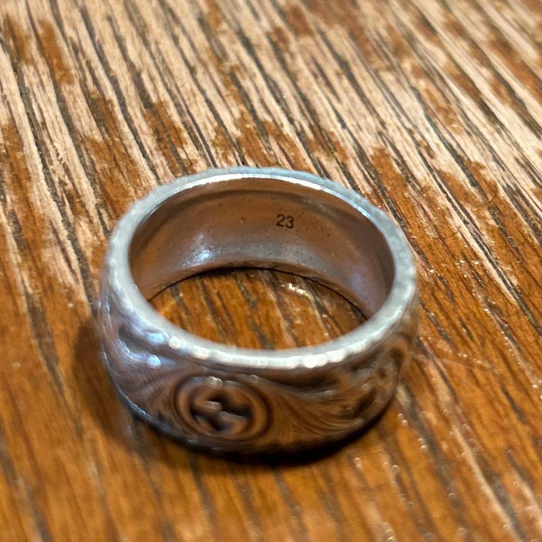 たけお様99専用 GUCCI シルバーリング キャットヘッド 23号 - メルカリ