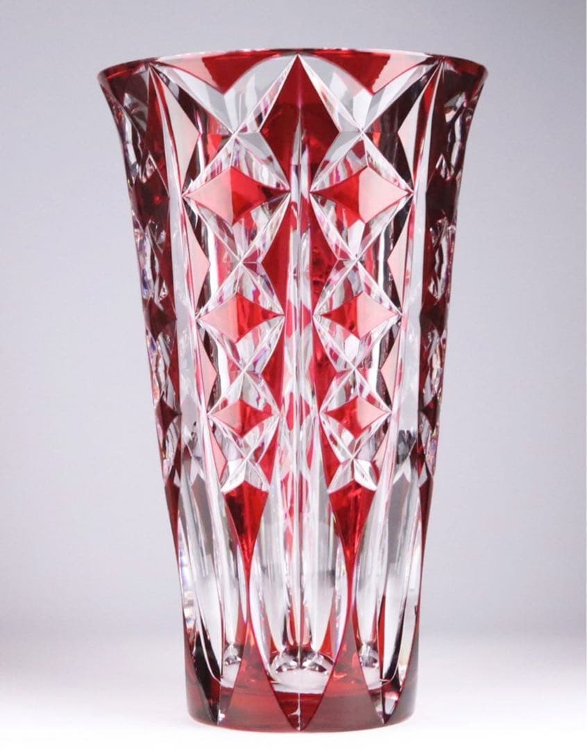 新品】希少品 SAINT LOUIS サンルイ クリスタルカットガラス 花瓶