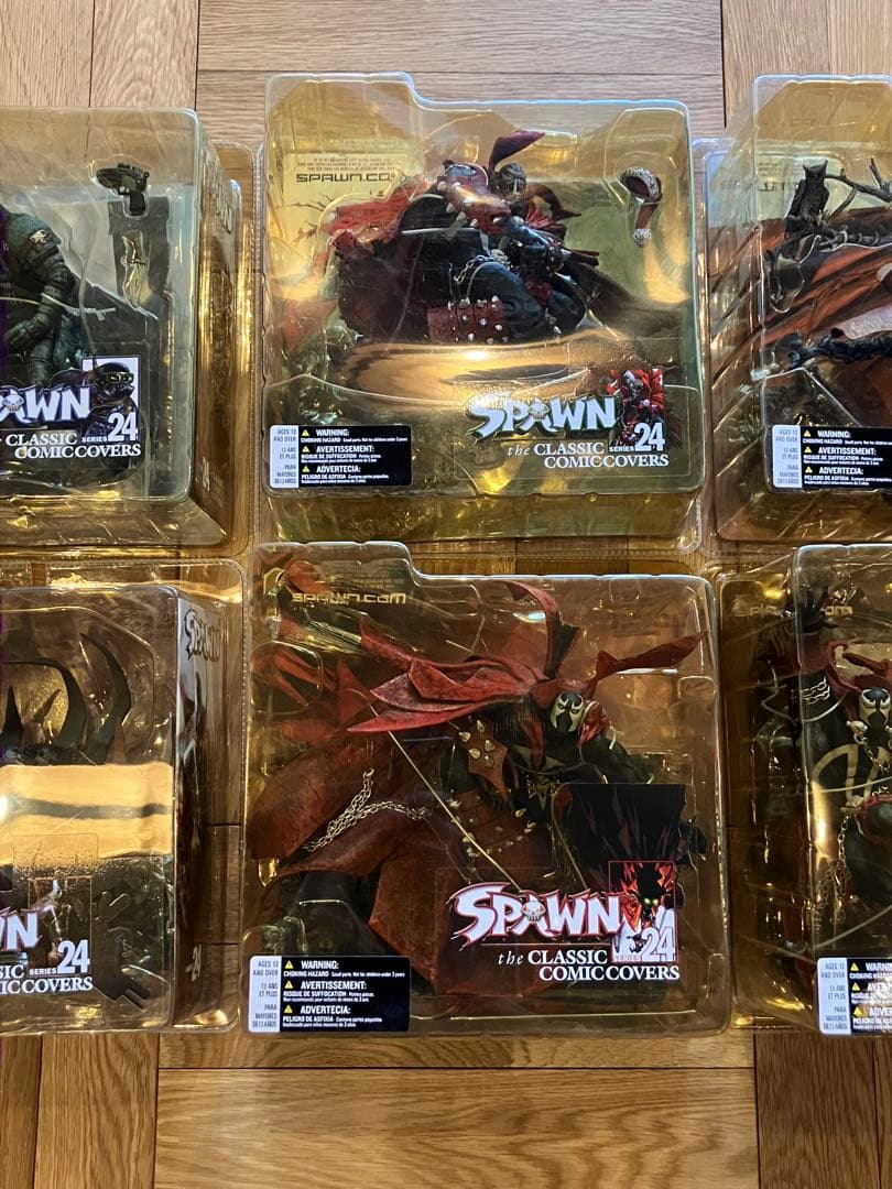 未開封 Spawn Classic Comic Covers 24 6体セット