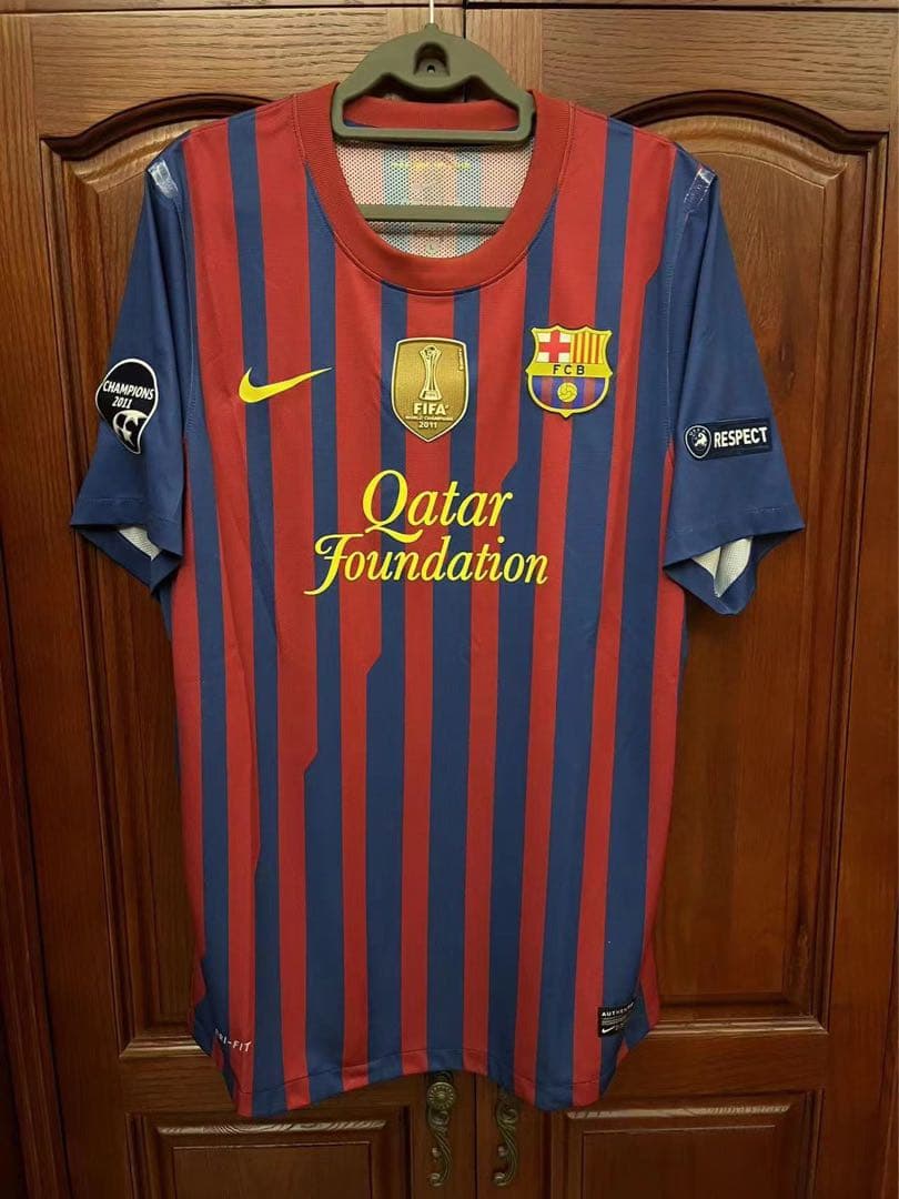 選手支給品Messi メッシ バルセロナ 11/12 ユニフォーム UCL