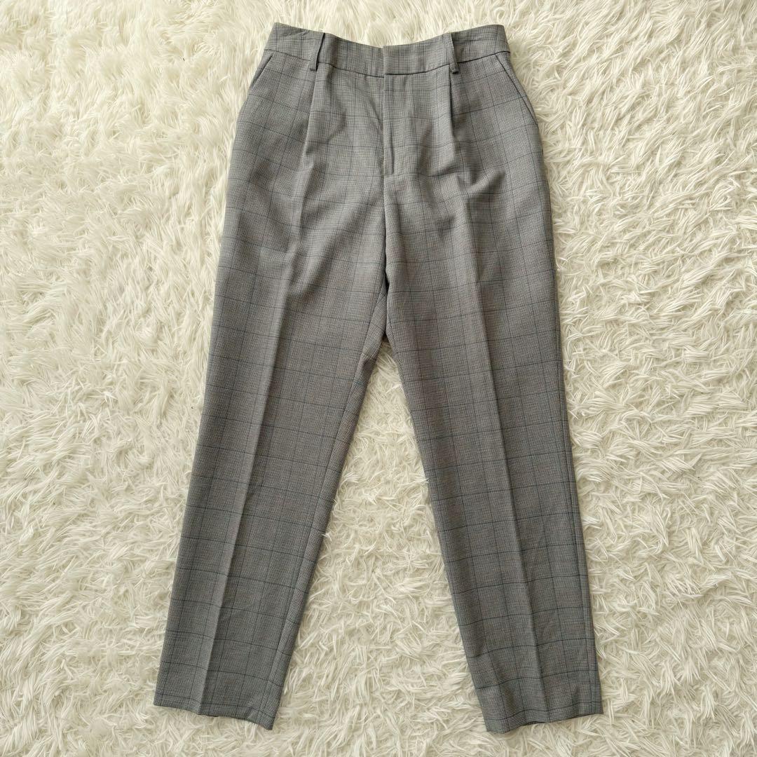 THE SUIT COMPANY she セットアップスーツ ノーカラーチェック
