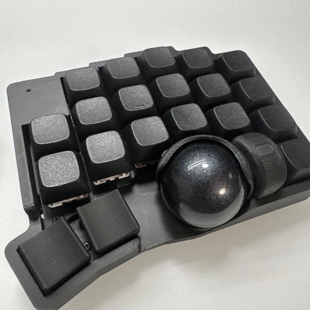 roBa ブラック 無線 トラックボール キーボード - メルカリ