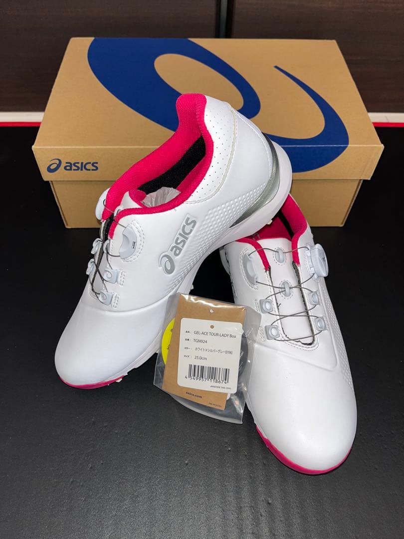 【新品未使用】アシックス ゲルエース ツアー レディ ボア 25.0cm